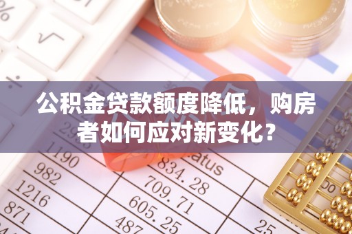 东至公积金贷款额度降低，购房者如何应对新变化？