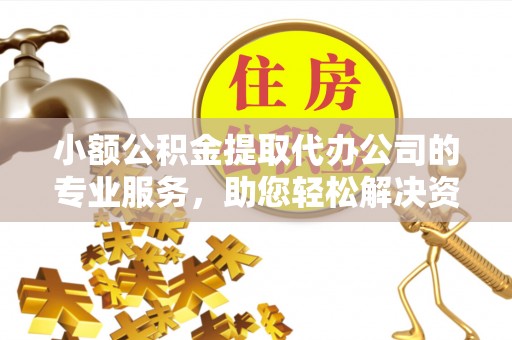 东至小额公积金提取代办公司的专业服务，助您轻松解决资金难题