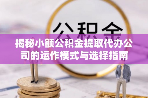 东至揭秘小额公积金提取代办公司的运作模式与选择指南