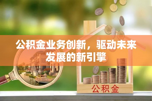 东至公积金业务创新，驱动未来发展的新引擎