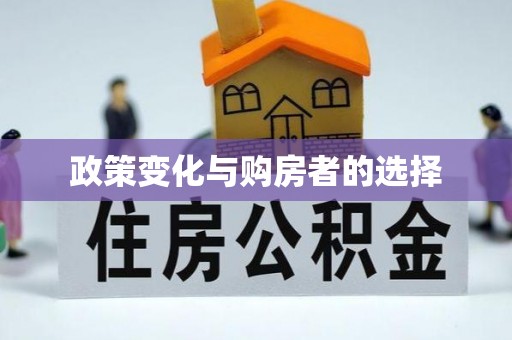 东至政策变化与购房者的选择