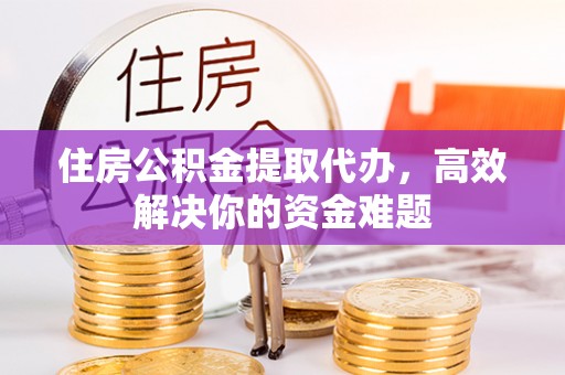 东至住房公积金提取代办，高效解决你的资金难题