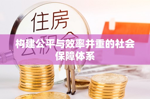 东至构建公平与效率并重的社会保障体系