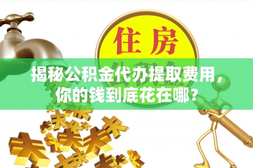 东至揭秘公积金代办提取费用，你的钱到底花在哪？