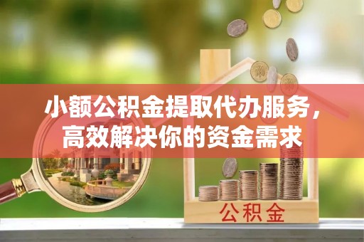 东至小额公积金提取代办服务，高效解决你的资金需求