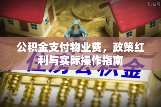东至公积金支付物业费，政策红利与实际操作指南