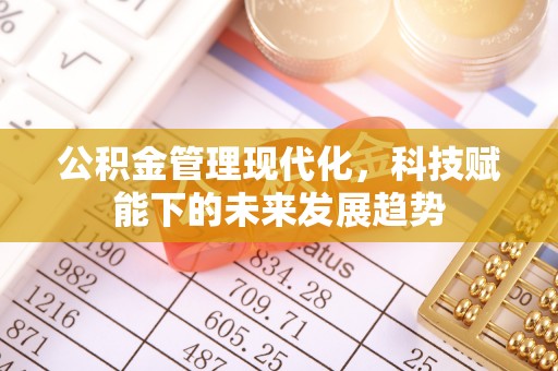 东至公积金管理现代化，科技赋能下的未来发展趋势