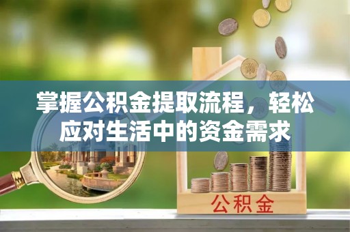 东至掌握公积金提取流程，轻松应对生活中的资金需求